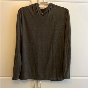 Gray Long Sleeve Hoodie